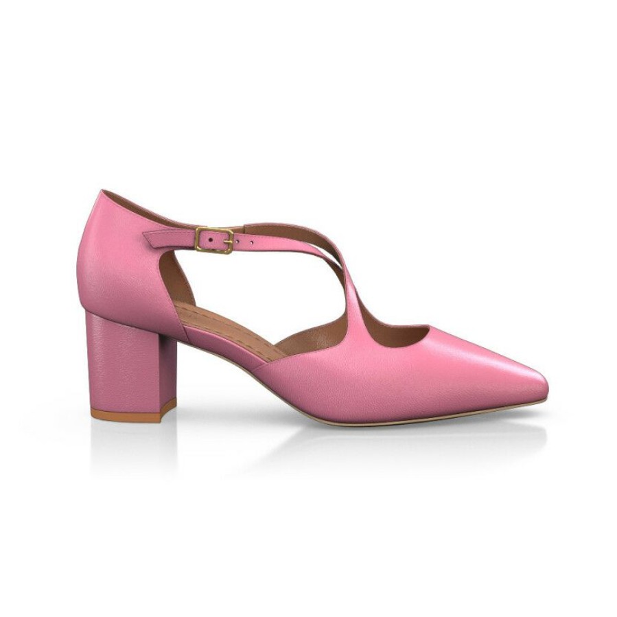 * Mid Heel Pointed Toe Shoes 19882 | Heels