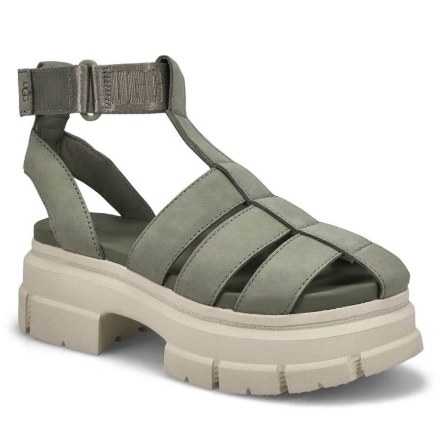 * Ugg Women'S Ashton Strappy Sandal Moss Gree | Sandals