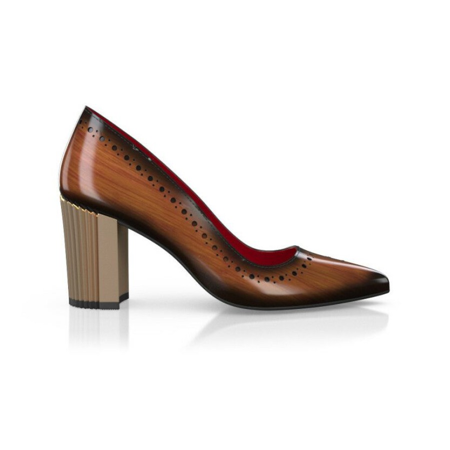 * Woman`S Luxury Block Heel Shoes 38366 | Heels