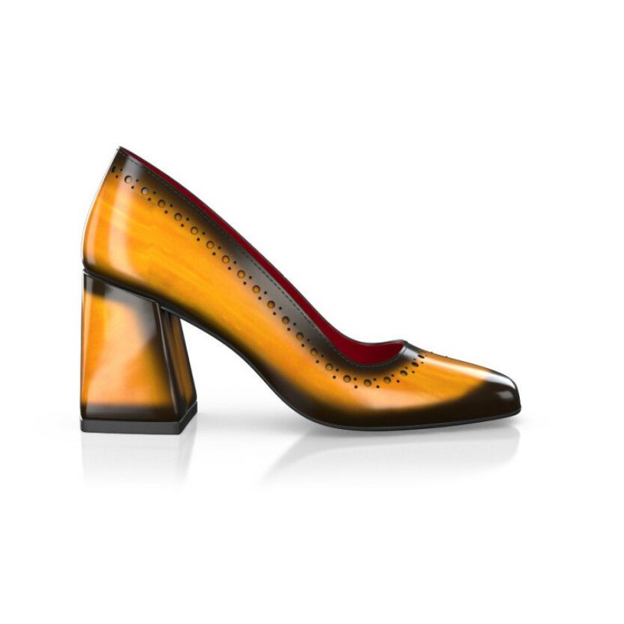 * Woman`S Luxury Block Heel Shoes 40478 | Heels