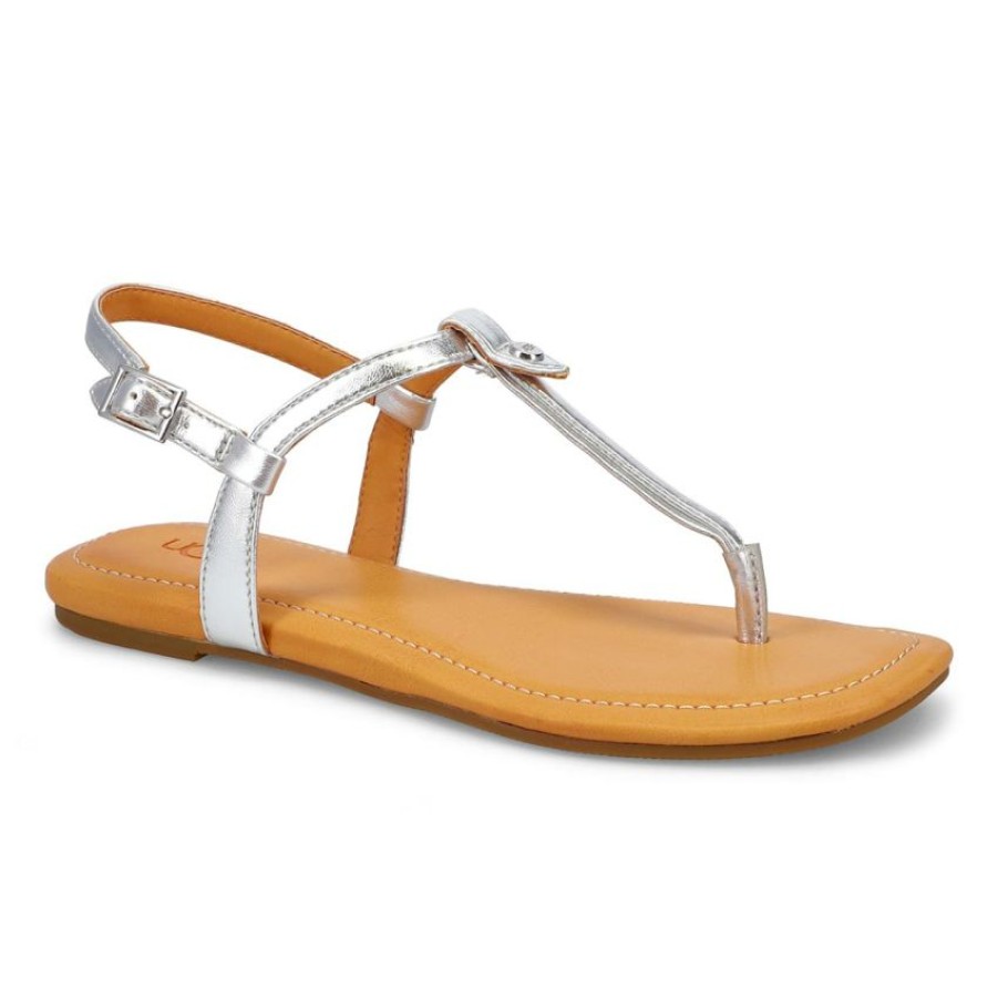 * Ugg Women'S Madeena Thong Sandal Metallic S | Sandals