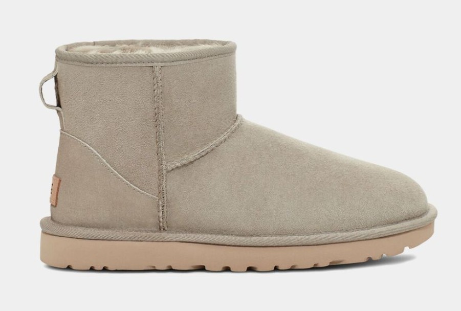 * Ugg Classic Mini Ii Womens Boots (Grey) | Boots