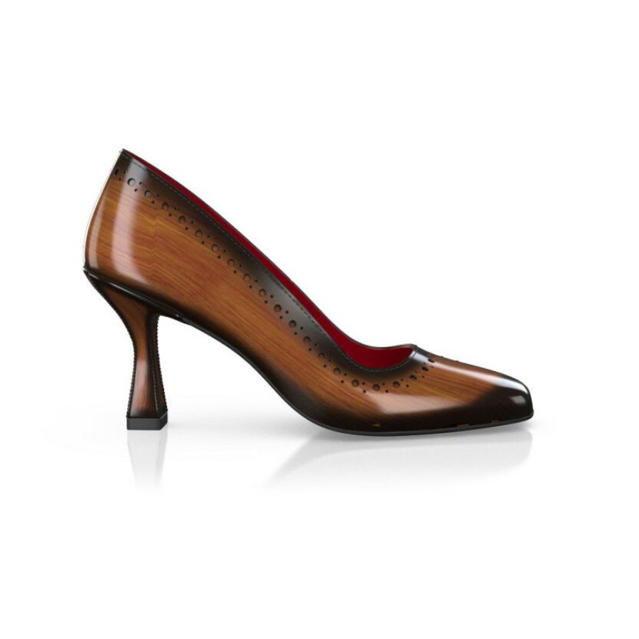 * Woman`S Luxury Block Heel Shoes 42486 | Heels