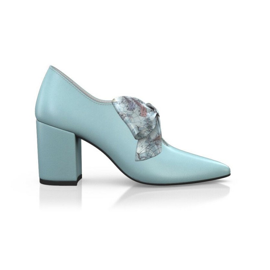 * Block Heel Pointed Toe Shoes 14444 | Heels