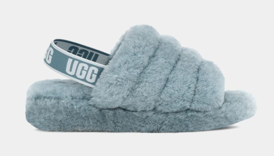 * Ugg Fluff Yeah Womens Sandals (Light Blue) | Sandals, Slippers & Slides