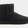 * Ugg Classic Mini Ii Ankle Boot Womens Boots (Black) | Boots