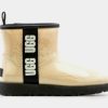 * Ugg Classic Clean Mini Sheepskin Womens Boot (Beige) | Boots