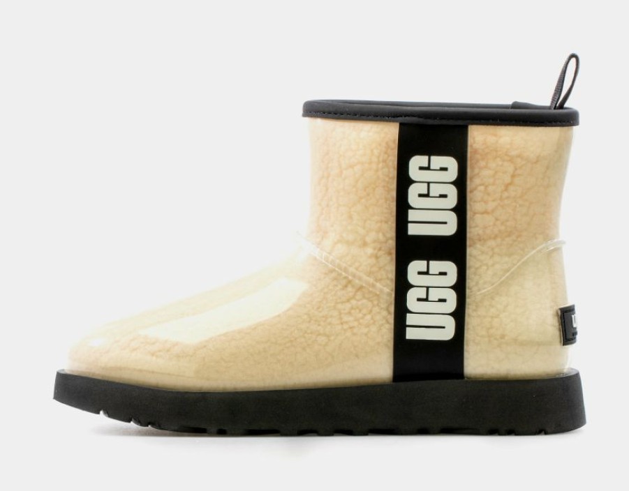 * Ugg Classic Clean Mini Sheepskin Womens Boot (Beige) | Boots