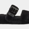 * Ugg Fuzz Yeah Womens Sandals (Black) | Sandals, Slippers & Slides