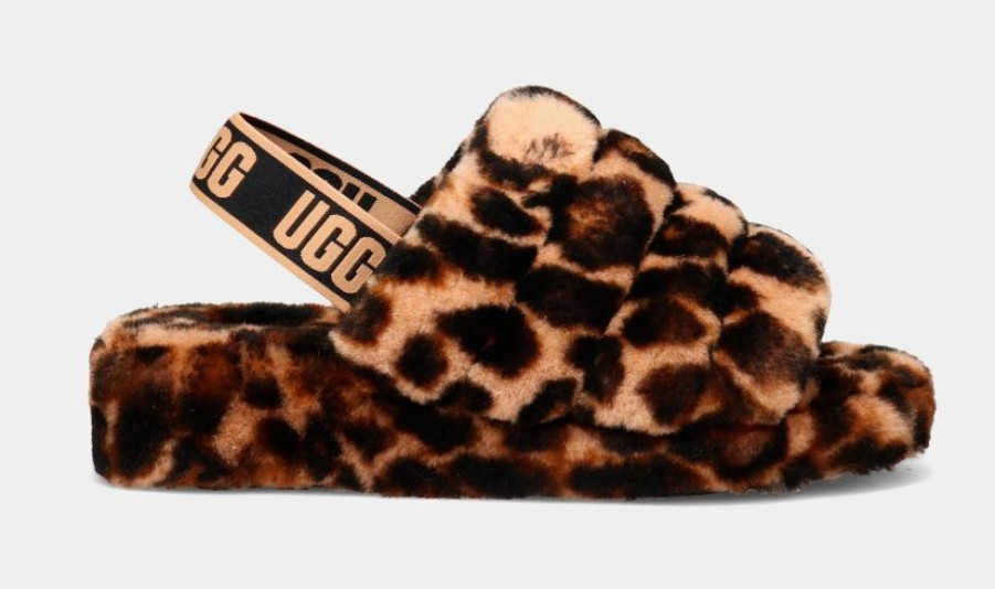 * Ugg Fluff Yeah Womens Sandals (Brown/Black) | Sandals, Slippers & Slides