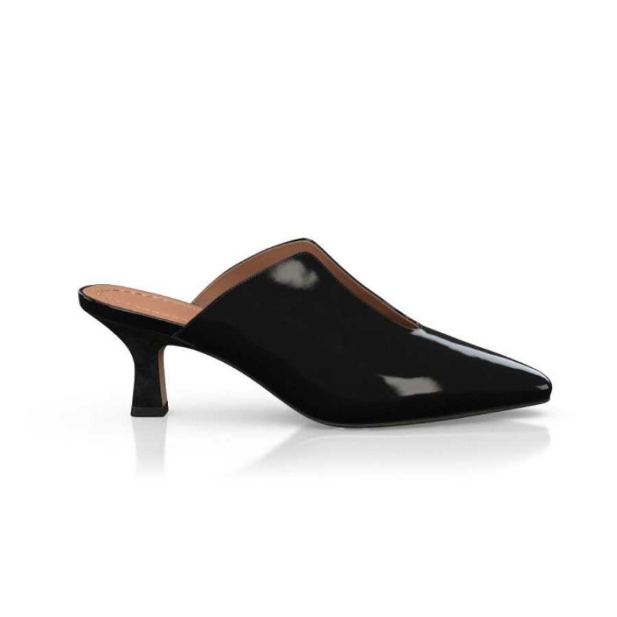 * Mid Heel Pointed Toe Shoes 19864 | Heels