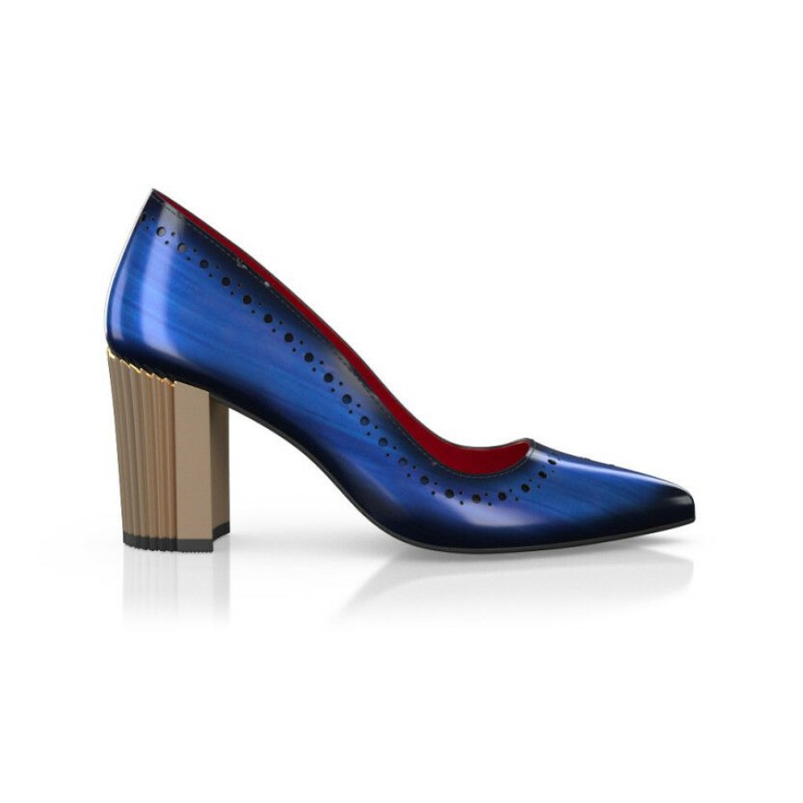 * Woman`S Luxury Block Heel Shoes 38372 | Heels