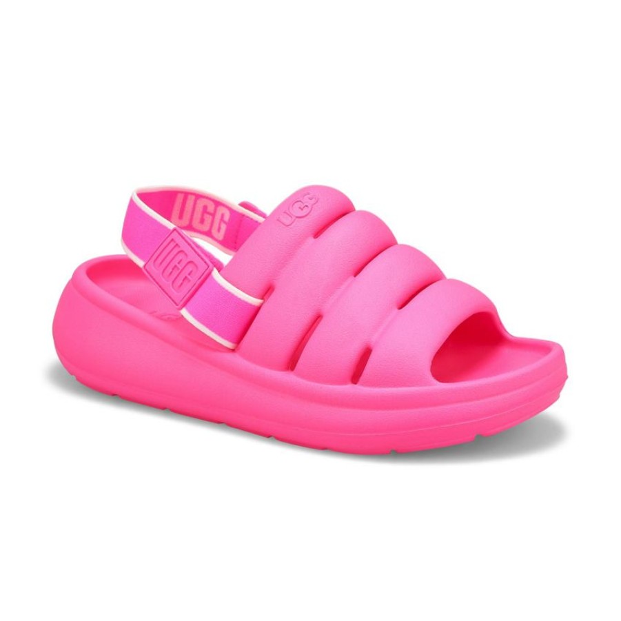 * Ugg Girls' Sport Yeah Eva Sandal Taffy Pink | Sandals