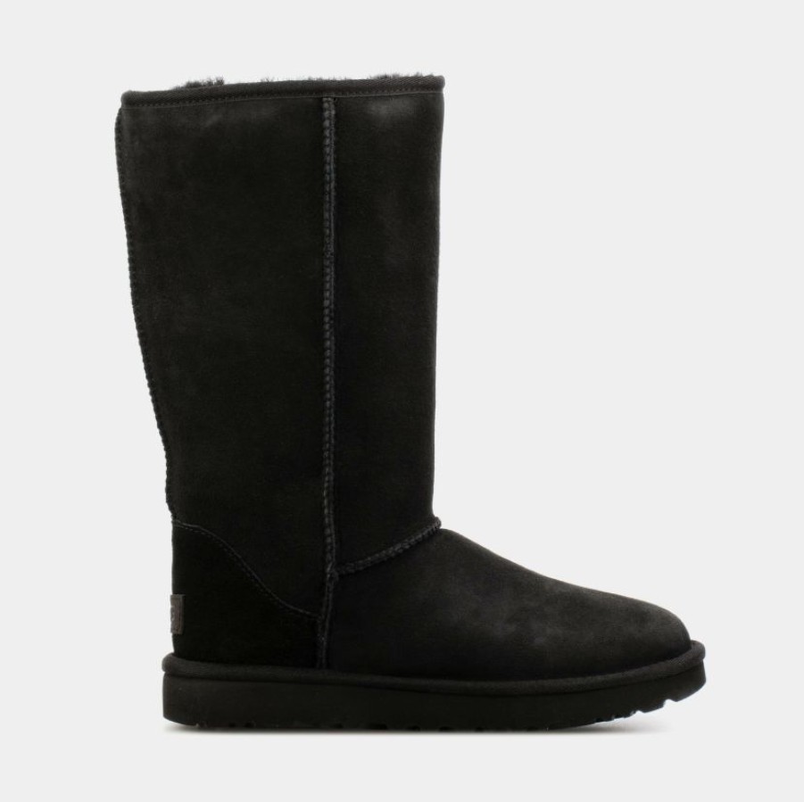 * Ugg Classic Ii Tall Womens Boots (Black) | Boots