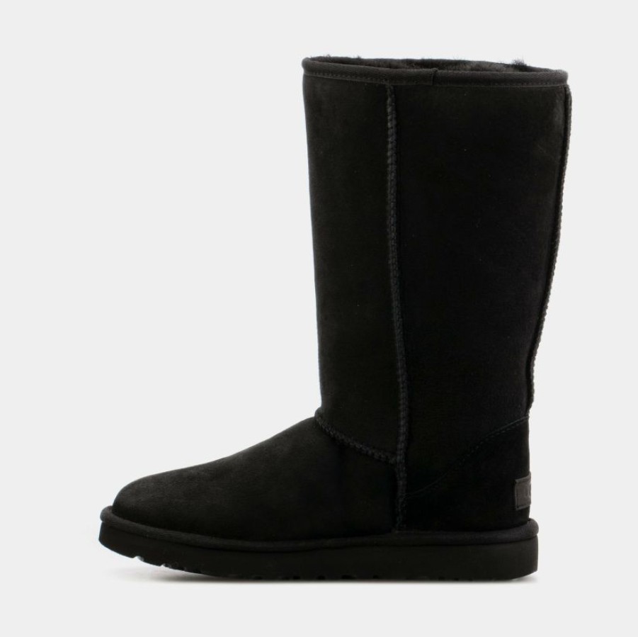 * Ugg Classic Ii Tall Womens Boots (Black) | Boots