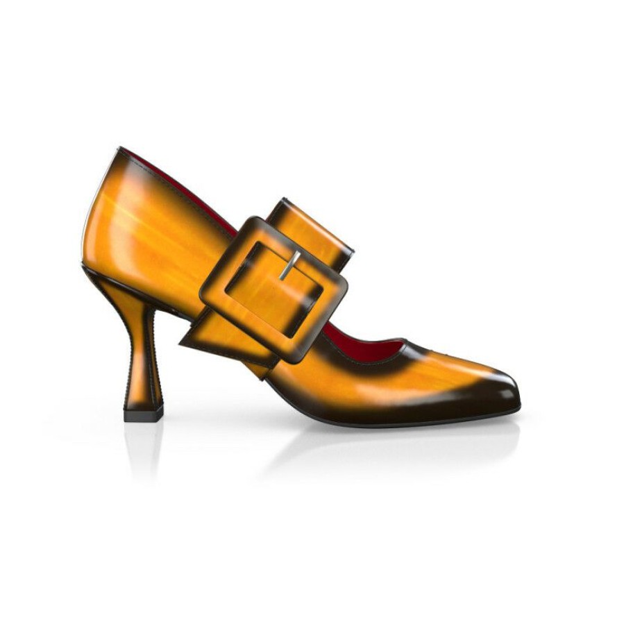 * Woman`S Luxury Block Heel Shoes 40466 | Heels