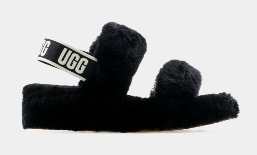 * Ugg Oh Yeah Womens Slide Sandal (Black) | Sandals, Slippers & Slides