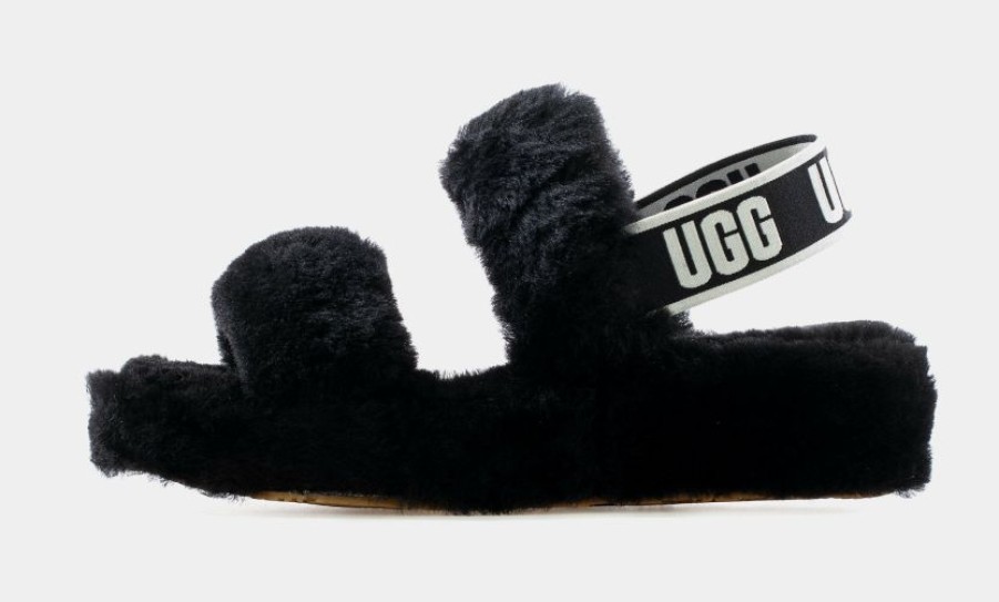 * Ugg Oh Yeah Womens Slide Sandal (Black) | Sandals, Slippers & Slides