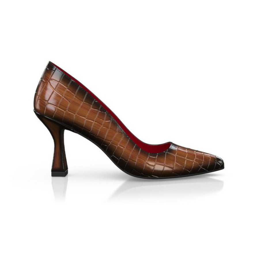 * Woman`S Luxury Block Heel Shoes 44347 | Heels