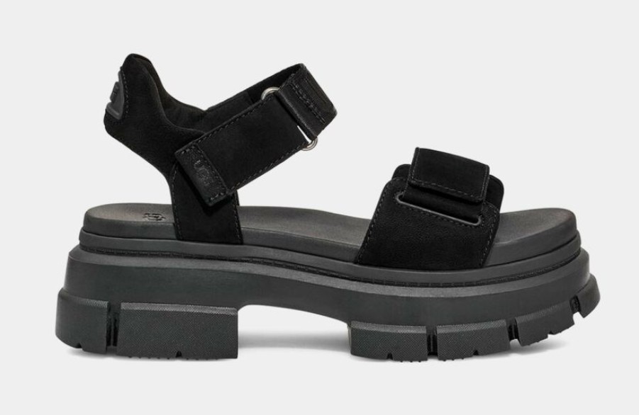 * Ugg Ashton Ankle Womens Sandals (Black) | Sandals, Slippers & Slides