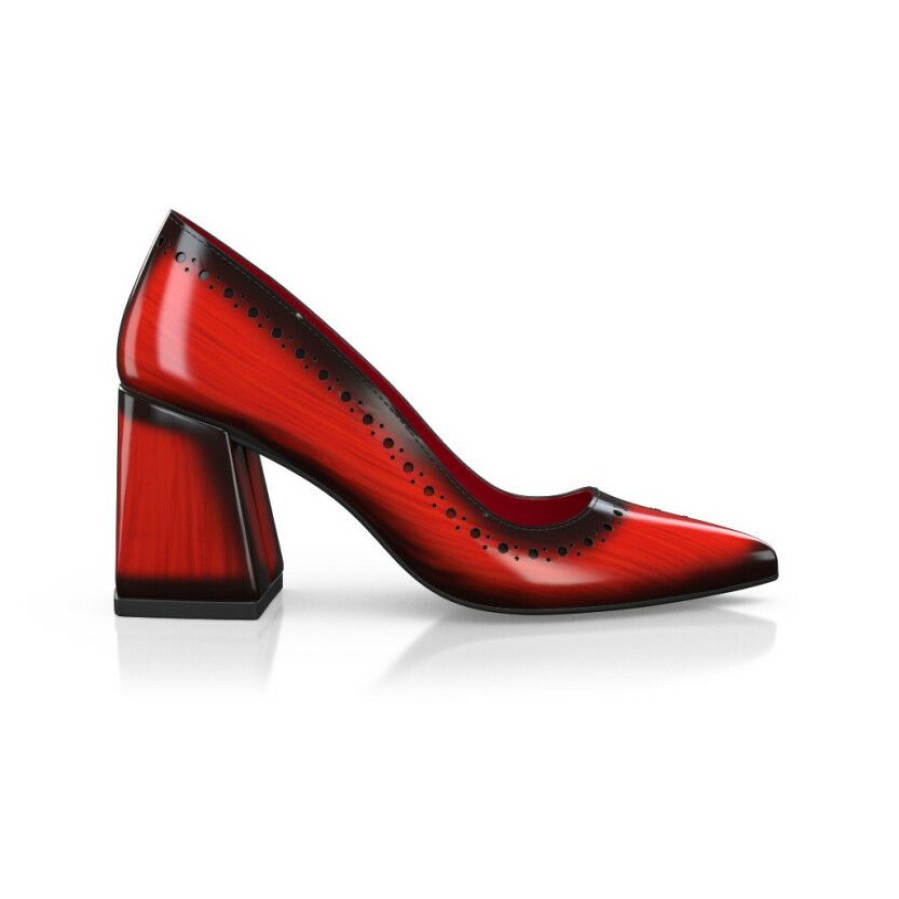 * Woman`S Luxury Block Heel Shoes 37079 | Heels