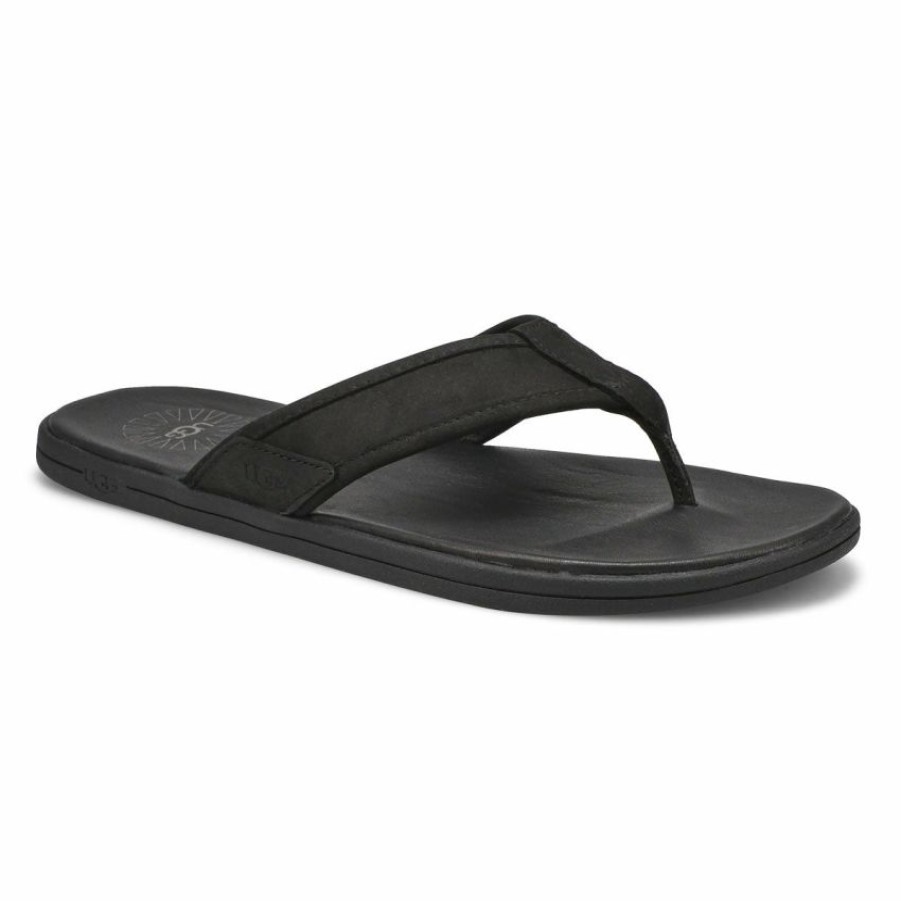 * Ugg Men'S Seaside Flip Thong Sandal Black | Sandals