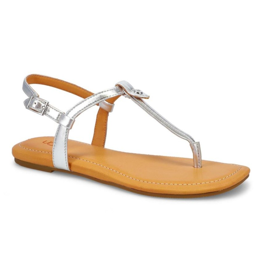 * Ugg Women'S Madeena Thong Sandal Tan | Sandals