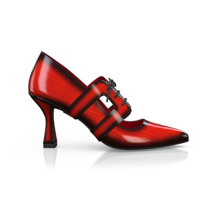 * Woman`S Luxury Block Heel Shoes 46221 | Heels