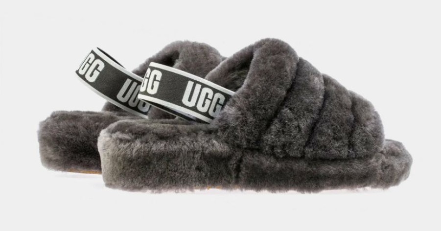 * Ugg Fluff Yeah Womens Sandals (Grey) | Sandals, Slippers & Slides