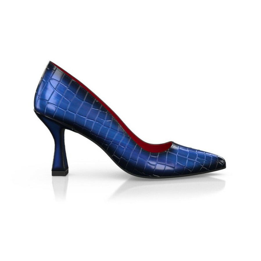 * Woman`S Luxury Block Heel Shoes 44362 | Heels