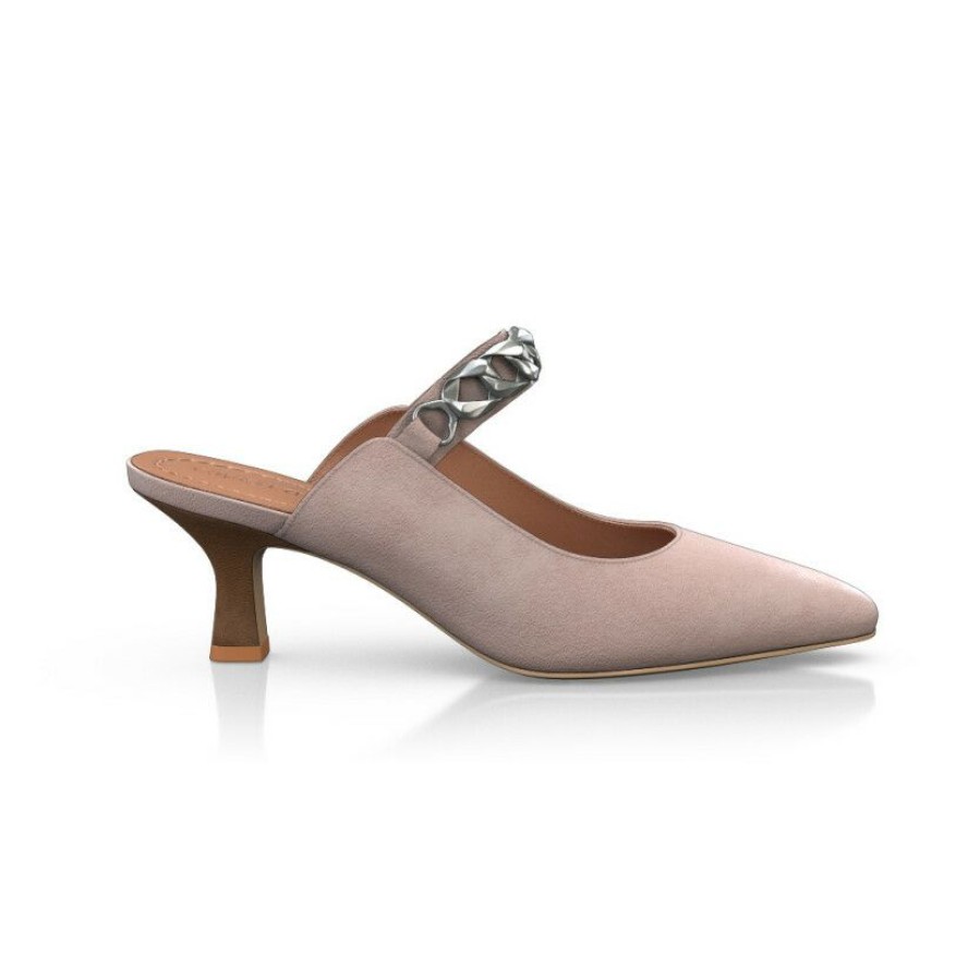 * Mid Heel Pointed Toe Shoes 34568 | Heels