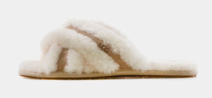 * Ugg Scuffita Slipper Womens Sandals (Natural/Brown) | Sandals, Slippers & Slides