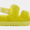 * Ugg Oh Fluffita Slide Womens Sandals (Yellow) | Sandals, Slippers & Slides