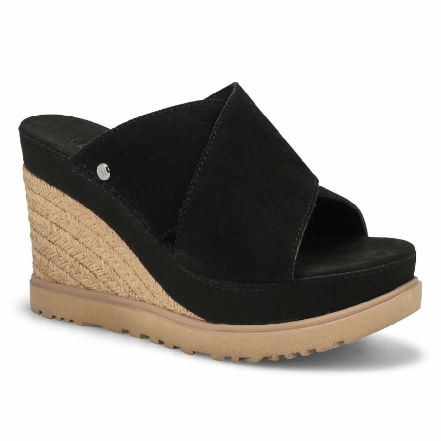 * Ugg Women'S Abbot Slide Wedge Sandal Chestn | Sandals