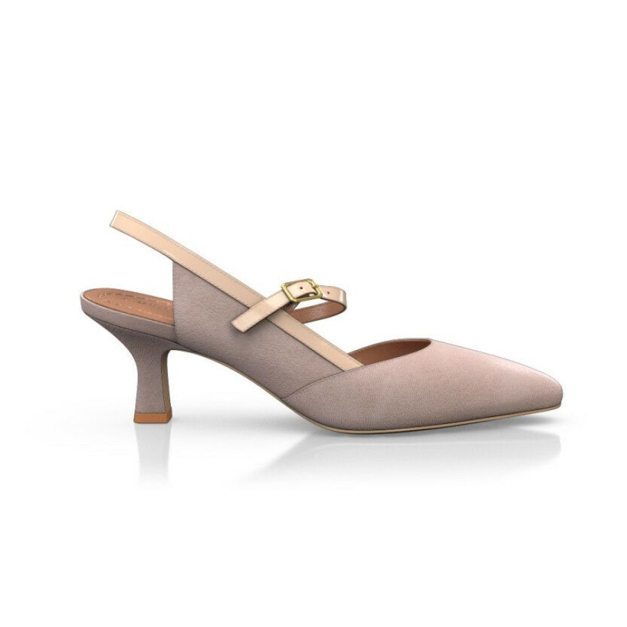 * Mid Heel Pointed Toe Shoes 18880 | Heels