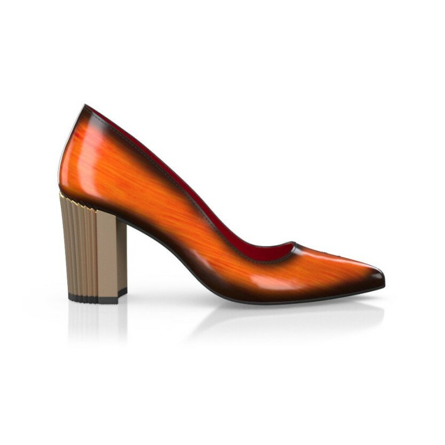 * Woman`S Luxury Block Heel Shoes 43374 | Heels