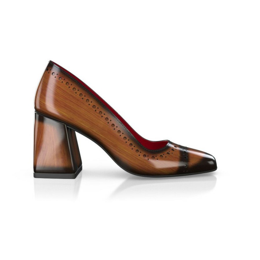 * Woman`S Luxury Block Heel Shoes 36602 | Heels